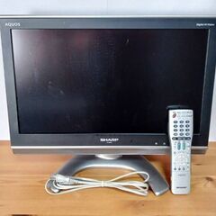 【B111】シャープ　液晶カラーテレビ　2008年製　20インチ　動作確認OKの画像