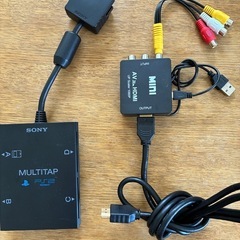 【すぐ遊べるセット】 PS2 SCPH-70000 ソフト2本　マルチタップの画像