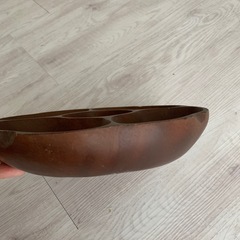 【昭和レトロ】木製菓子皿の画像
