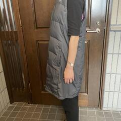 アディダス　中綿ロングベストの画像