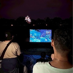 🎮🌙【夏の夜、スクリーンでゲーム会 in 大阪城】🌙🎮