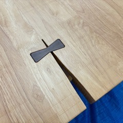 【バナナ苫小牧】美品 天然木 ローテーブル 状態良好！の画像