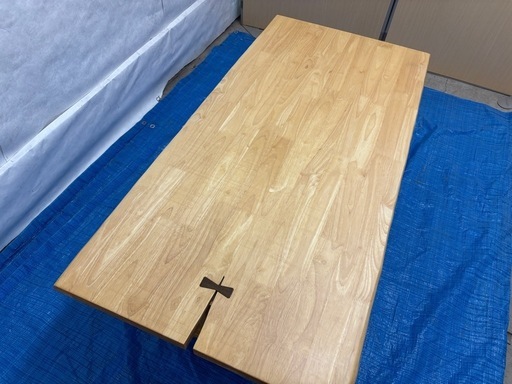 【バナナ苫小牧】美品 天然木 ローテーブル 状態良好！