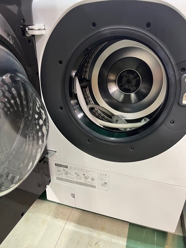 ジャングルジャングル貝塚店 11㎏ドラム式洗濯機 SHARP ES-WS14-TL 2021年製 左開き　自動投入 乾燥機能付き