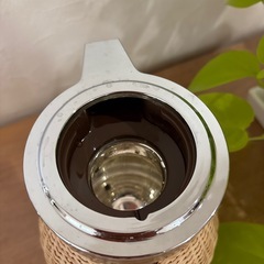 象印魔法瓶　籐ポット 0.75ℓ 魔法瓶ポット ベージュの画像