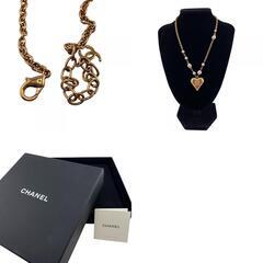 シャネル CHANEL ネックレス ココマーク ハート ゴールドの画像