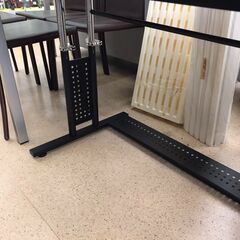 【ジャングルジャングル岩出店】【A748】昇降デスク Bauhutte ブラック 中古 家具 和歌山 岩出店 紀の川市 海南市の画像
