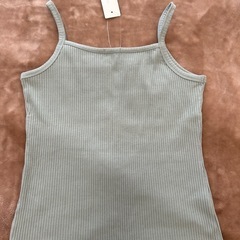 ジーユーGUリブキャミソールサイズLレディース服レディースアパレル製品タグ未使用の画像