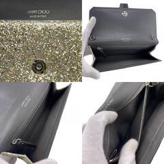 ジミーチュウ JIMMY CHOO 長財布 グリッター クラッチバッグ
