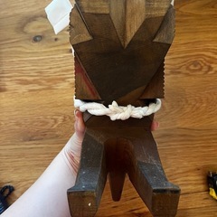 【希少品】土佐闘犬 木彫り 郷土玩具 の画像