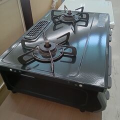 リユースのサカイ栃木店★ジモティ割あり★ Rinnai LPガステーブル KSR670BKL  22年製 動作確認／クリーニング済み TC9628の画像