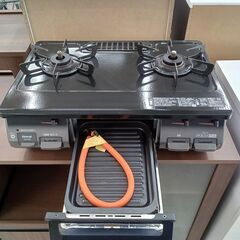 リユースのサカイ栃木店★ジモティ割あり★ Rinnai LPガステーブル KSR670BKL  22年製 動作確認／クリーニング済み TC9628の画像