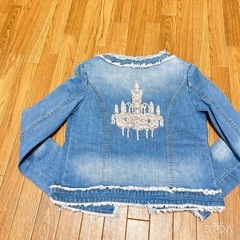 【8/8 17:30 掲載削除】 Gジャン デニムジャケット シャンデリア ニット ショートパンツ 短パン Tシャツ 7分袖 Rady レディーの画像