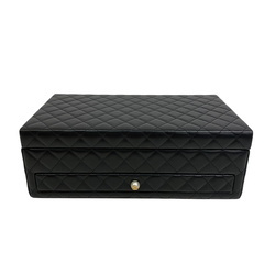 シャネル CHANEL その他小物 マトラッセ ジュエリーケース ブラックの画像
