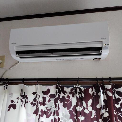 日立エアコン白くまくん2.2kw6畳用 (カンナギ) 五十市の季節