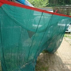 昔ながらの蚊帳の画像