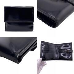 グッチ GUCCI 二つ折り財布 ジャッキー ヴィンテージ Wホック 2131 ブラックの画像