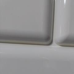 ニトリ　汚れが落ちやすい　撥水　食洗機OK　ランチプレート大2枚の画像