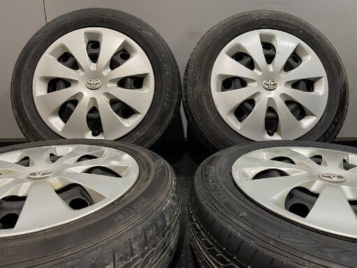 DUNLOP EC202 175/65R15】夏タイヤ【トヨタ アクア 純正ホイール