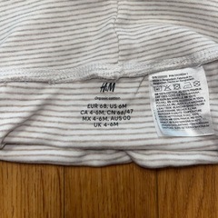 H&Mベビー肌着の画像