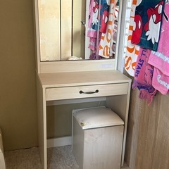 値下げ】三面鏡ドレッサー