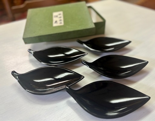 琉球漆器5皿セット (Cherry MM) 石垣の食器《和皿》の中古