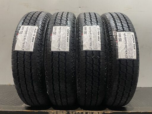 新品】2024年製 YOKOHAMA SUPER VAN 356 145/80R12 80/78N LT 12