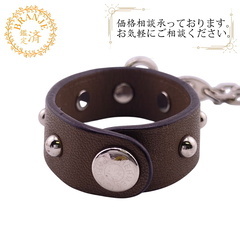 エルメス HERMES その他ファッション雑貨 エトゥープ サド...