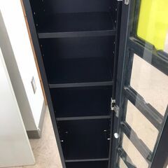 【ジャングルジャングル岩出店】【A750】 扉付きラック ブラック 中古 家具 和歌山 岩出市 紀の川市 海南市の画像