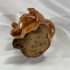 七福神 布袋尊 縁起物 木彫 置物の画像