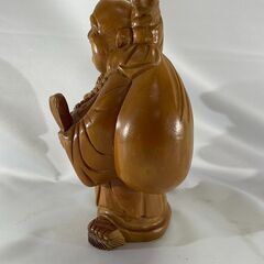 七福神 布袋尊 縁起物 木彫 置物の画像