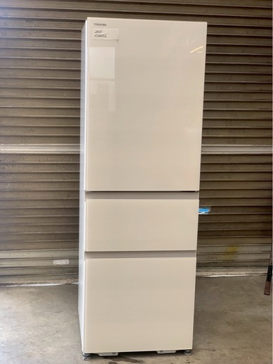 〖倉庫保管品〗　中古　東芝　トーシバ　TOSHIBA　3ドア　右開き　GR-U36SV　356L　2023年製