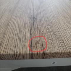 ☆おしゃれな今風の木目調ダイニング4点セット☆の画像