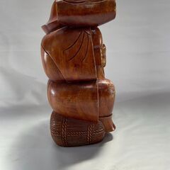 七福神 大黒天 木彫 打ち出の小槌 置物の画像