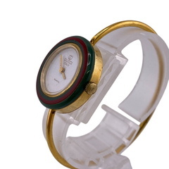 グッチ GUCCI 腕時計 チェンジベゼル ゴールドの画像