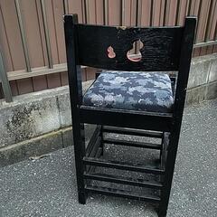 居酒屋用和風イス5脚の画像