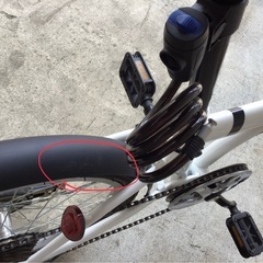 折り畳み自転車 シマノ6段変速 ARCHNESS 白 アイトン株式会社の画像