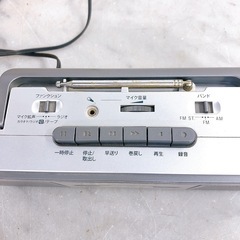 オーディオテクニカ ラジオカセットレコーダー RCS-S405K-S 2012年製の画像
