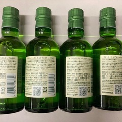 【お譲り先決定】4本まとめ売り　サントリー 白州 ウイスキー 180mlの画像
