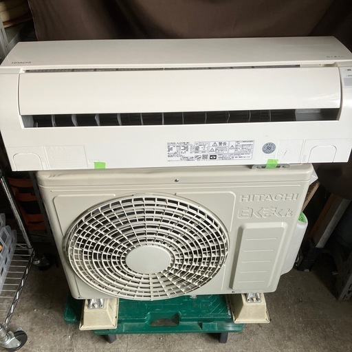 保証付、取付込、日立2022年2.2KW6畳用 (アルちゃん) 佐賀の季節
