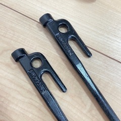 スノーピーク ペグ2本　ペグハンマー2個　セットの画像