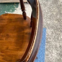 中古　和製ヴィンテージ　飛騨家具　WINDS太平　SOLID WOOD アームチェア 天然木 肘掛 イス ダイニング 椅子の画像