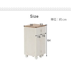 コンパクト収納ドレッサーの画像