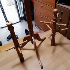 木製ポールハンガー値下げしました！の画像