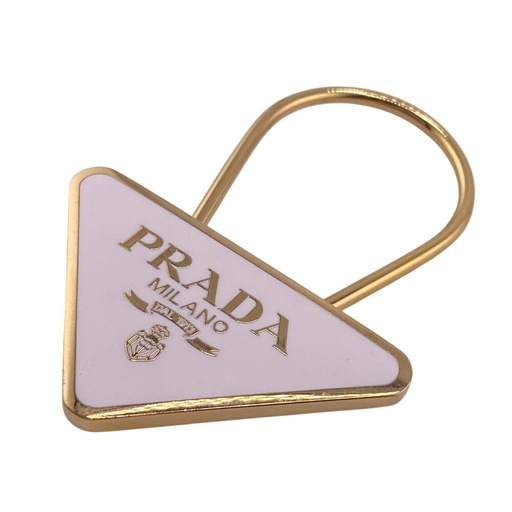 プラダ PRADA キーリング 三角プレート キーホルダー 1PS063