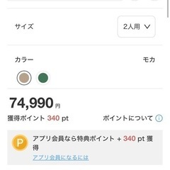 【美品】2人掛けソファ　ニトリ　コウテイの画像