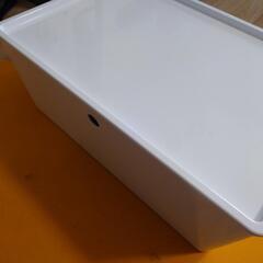 7/25までに購入でマグネット付き☆IKEA KUGGIS クッギス　ふた付き収納ボックスの画像