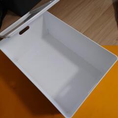 7/25までに購入でマグネット付き☆IKEA KUGGIS クッギス　ふた付き収納ボックスの画像