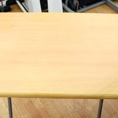 ホーマック テーブルチェアセット 幅75×奥行51×高さ72cm ナチュラル系 デスク イス 札幌市 清田区 平岡の画像