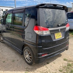 格安コミコミ価格24万 車検9.7 コンパクトカー 北海道札幌H25 ソリオ ブラック&ホワイトⅡ 4WD 修復歴無し パワスラの画像